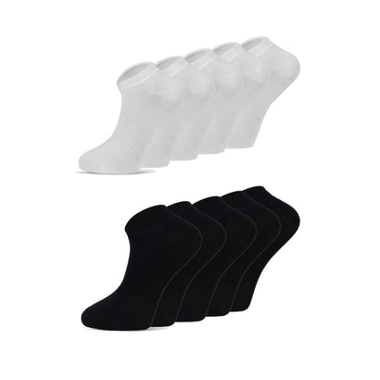dabisocks 10 Paar Sneaker Socken Herren Damen 35-38 39-42 43-46 47-49, Baumwolle Atmungsaktive Bequem Kurz Sportsocken, Wandersocken, Füßlinge Damen, Unisex Socken, Laufsocken,