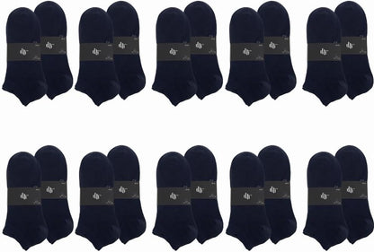 dabisocks 10 Paar Sneaker Socken Herren Damen 35-38 39-42 43-46 47-49, Baumwolle Atmungsaktive Bequem Kurz Sportsocken, Wandersocken, Füßlinge Damen, Unisex Socken, Laufsocken,