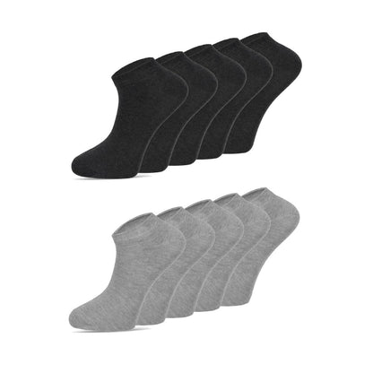 dabisocks 10 Paar Sneaker Socken Herren Damen 35-38 39-42 43-46 47-49, Baumwolle Atmungsaktive Bequem Kurz Sportsocken, Wandersocken, Füßlinge Damen, Unisex Socken, Laufsocken,